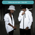 Women's Lightweight Outdoor Shell Jacket – Reflective Detail Walking Jacket