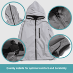 Women's Lightweight Outdoor Shell Jacket – Reflective Detail Walking Jacket