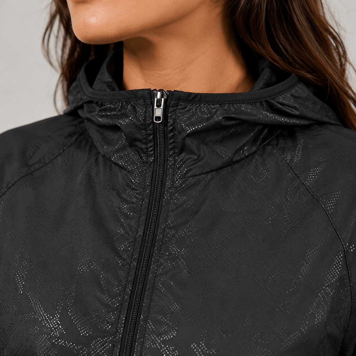 Women's Packable Rain Jacket with Hood – Lightweight Full-Zip Shell
