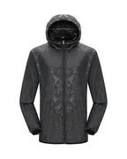 Women's Packable Rain Jacket with Hood – Lightweight Full-Zip Shell
