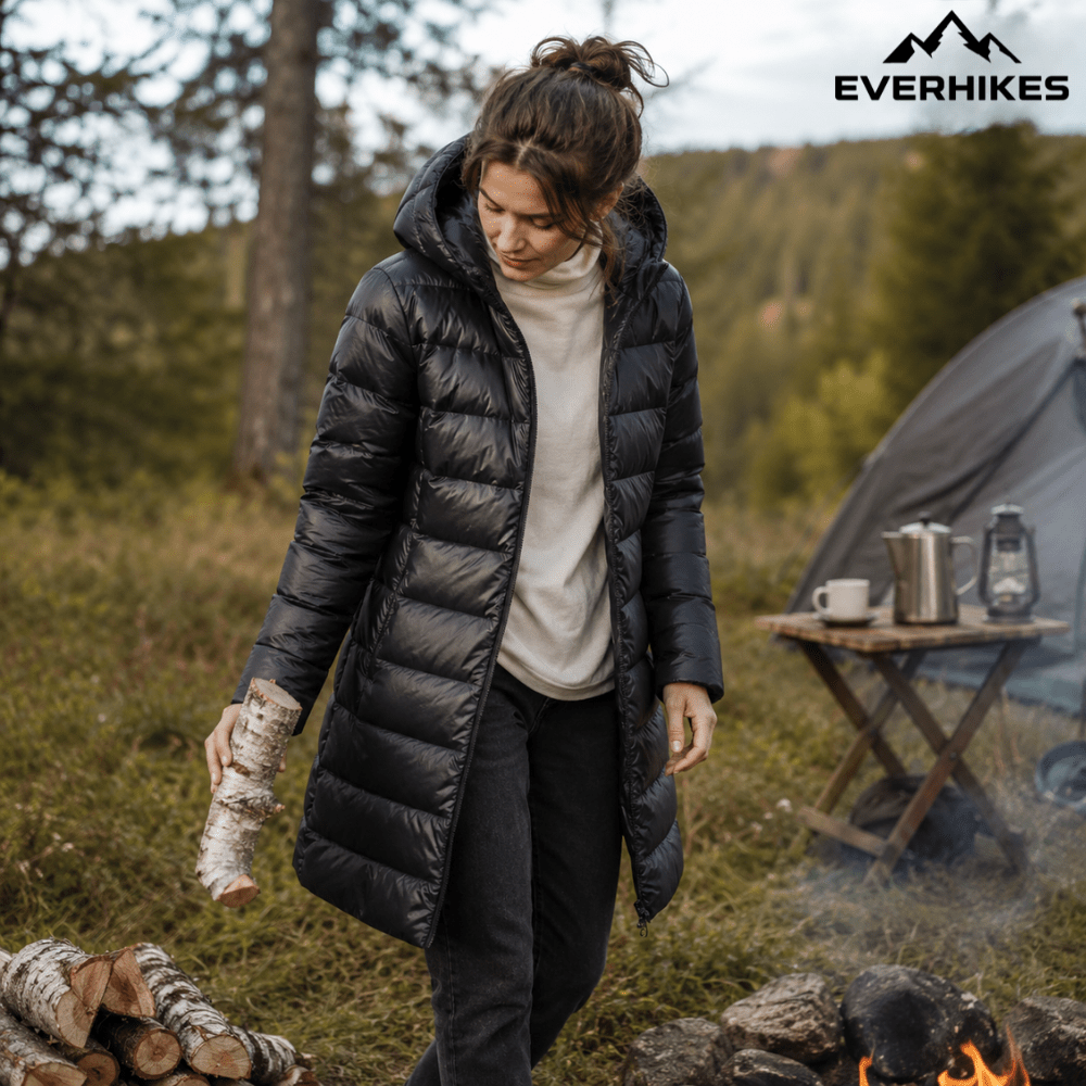 Women's Lightweight Packable Puffer Coat – Quilted Winter Walking Coat