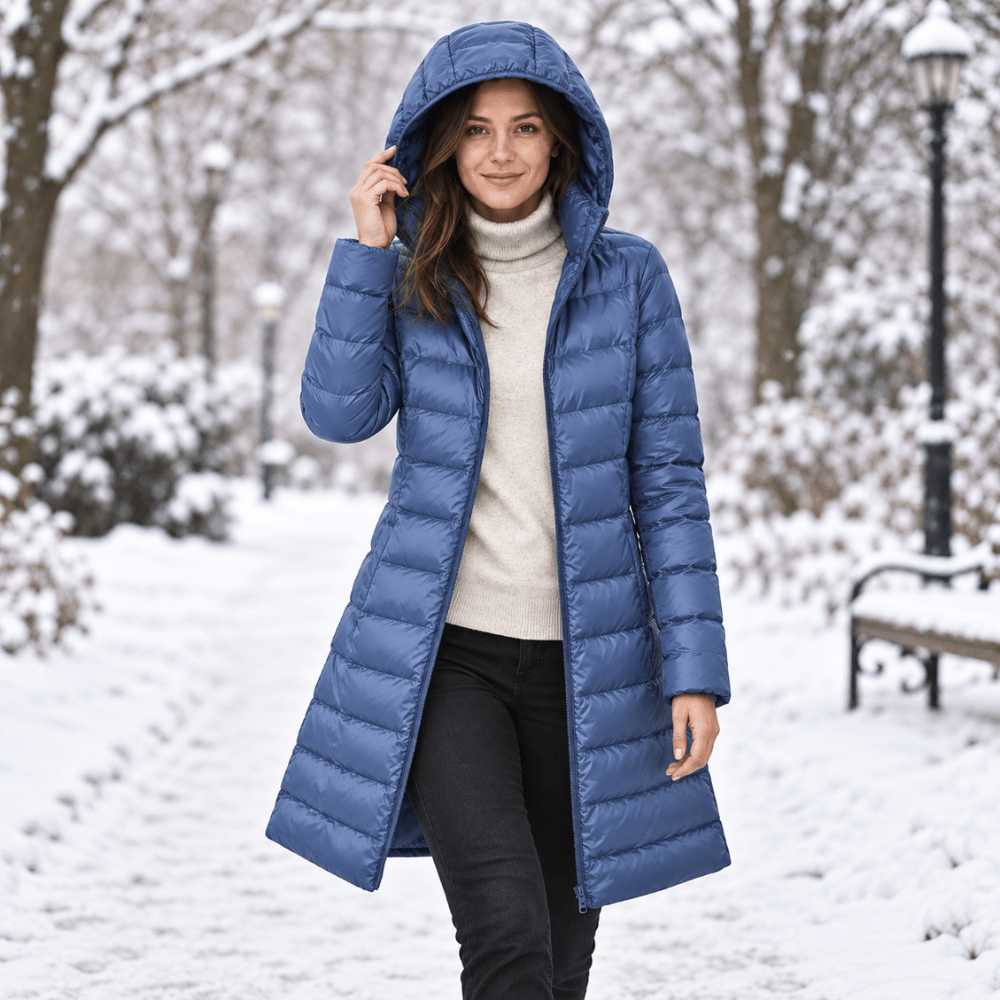 Women's Lightweight Packable Puffer Coat – Quilted Winter Walking Coat