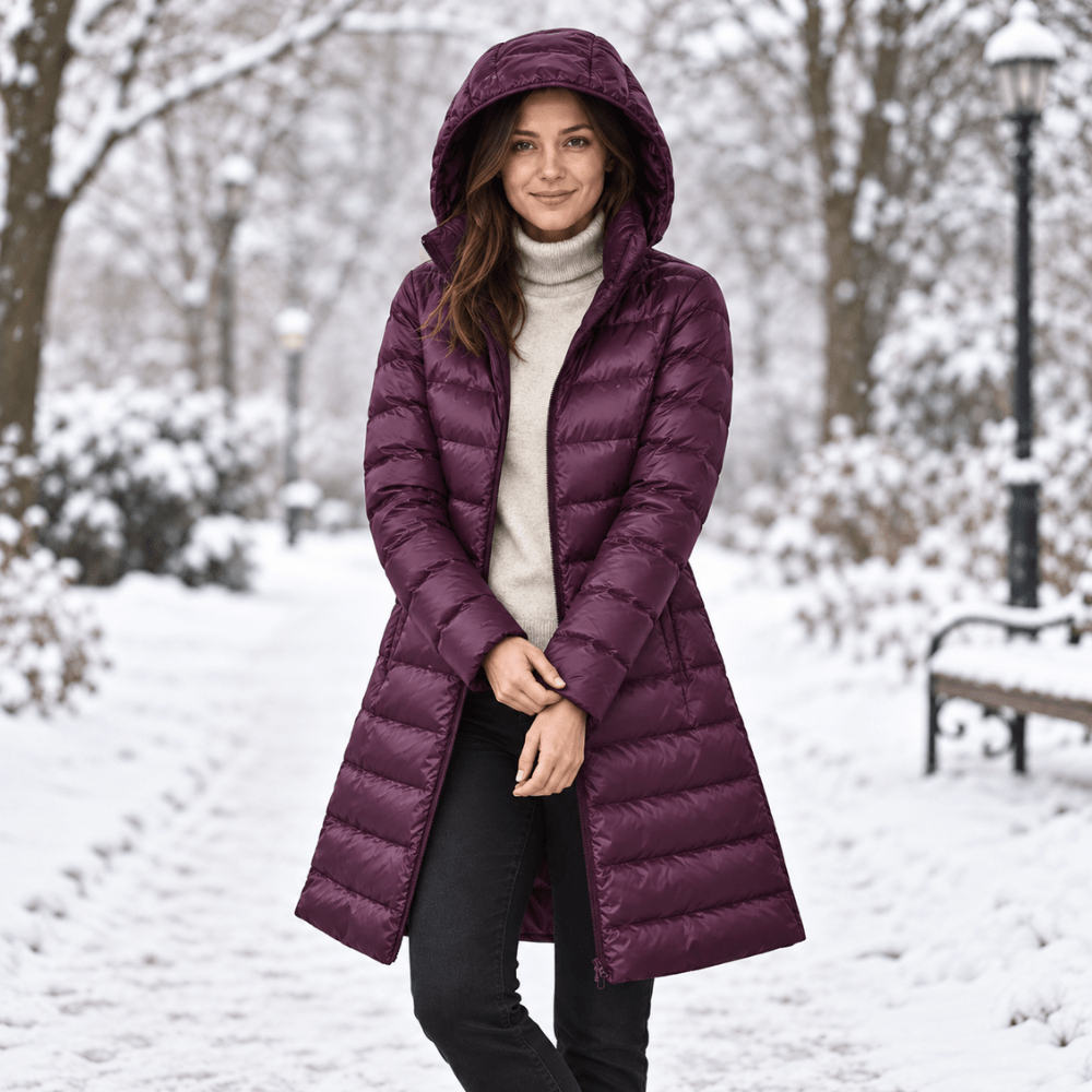 Women's Lightweight Packable Puffer Coat – Quilted Winter Walking Coat
