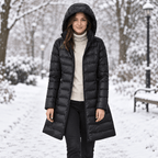 Women's Lightweight Packable Puffer Coat – Quilted Winter Walking Coat
