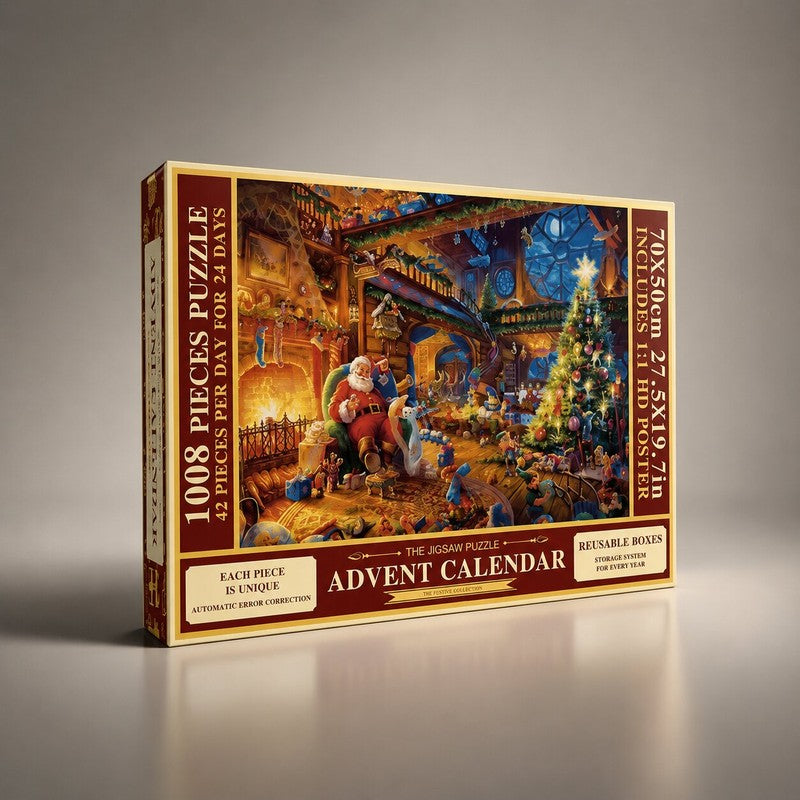 Holly | 1008 Piece Christmas Puzzle Advent Calendar