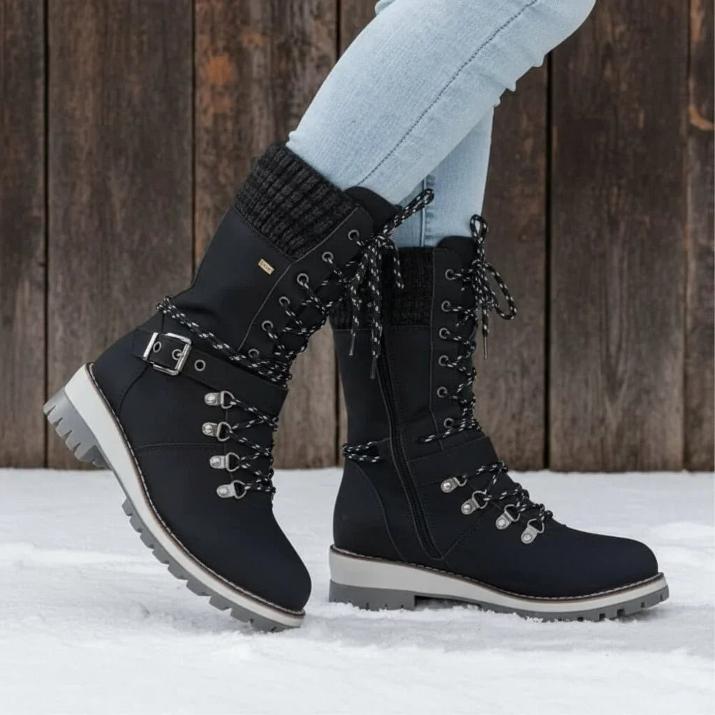Snow Boots For Women | Waterproof Thermal Orthopedic Lace-Up