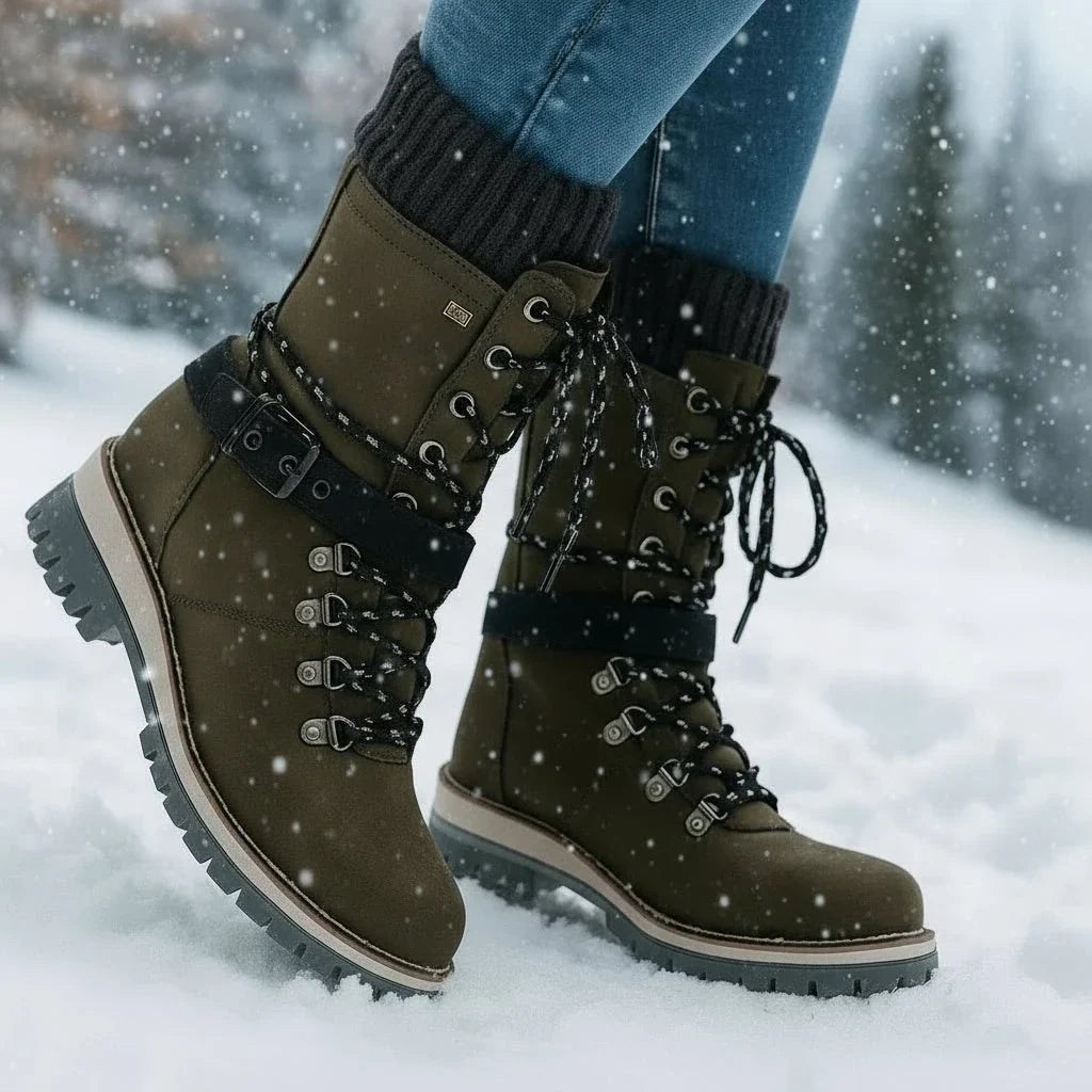 Snow Boots For Women | Waterproof Thermal Orthopedic Lace-Up