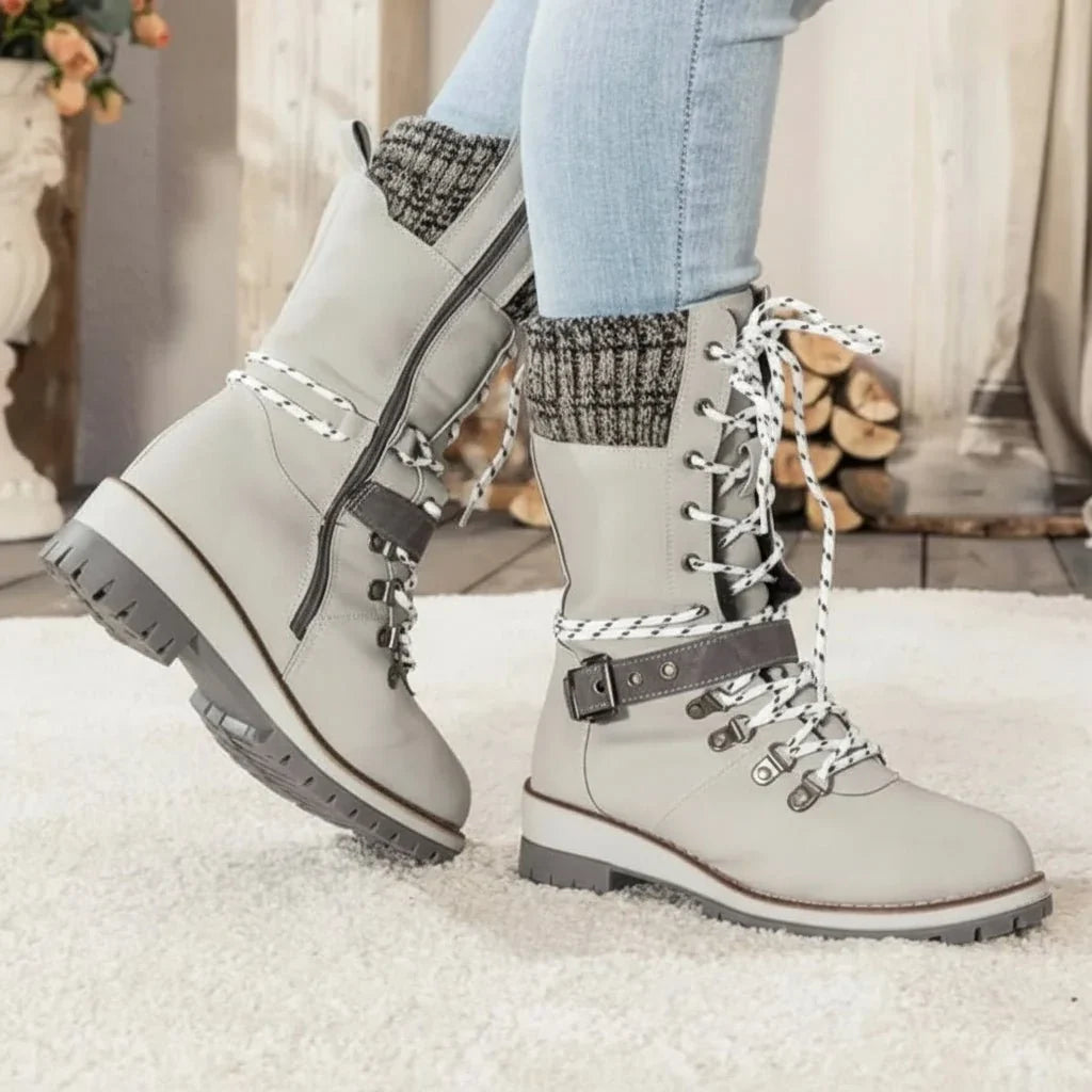 Snow Boots For Women | Waterproof Thermal Orthopedic Lace-Up