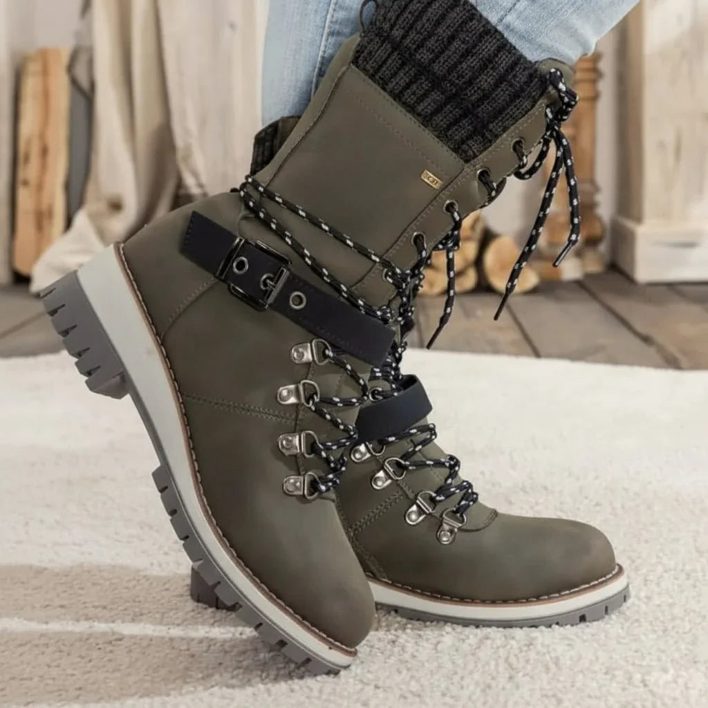 Snow Boots For Women | Waterproof Thermal Orthopedic Lace-Up