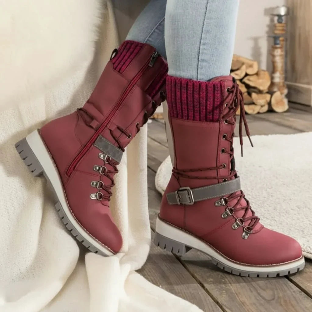 Snow Boots For Women | Waterproof Thermal Orthopedic Lace-Up