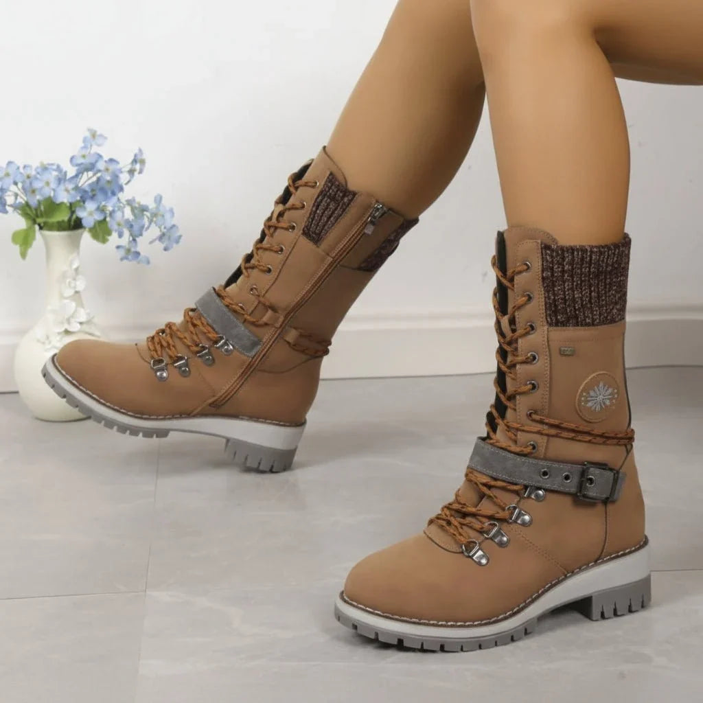 Snow Boots For Women | Waterproof Thermal Orthopedic Lace-Up