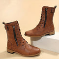Women's Wide Fit Side Zip Ankle Boots – Soft Round Toe Everyday Boots