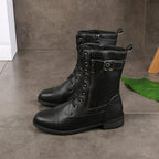 Women's Wide Fit Side Zip Ankle Boots – Soft Round Toe Everyday Boots
