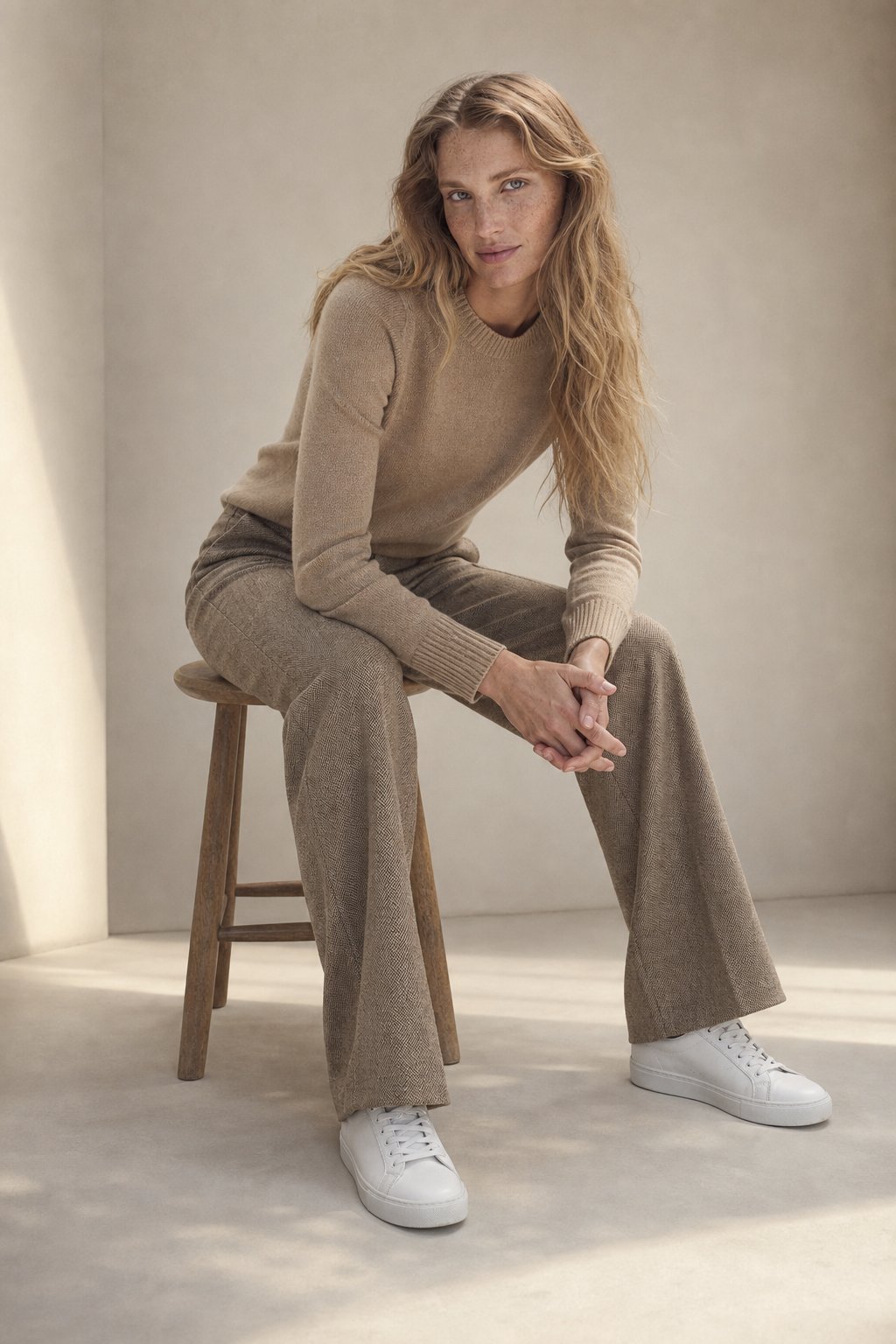 Camille | Women High Waist Straight Leg Tailored Trousers