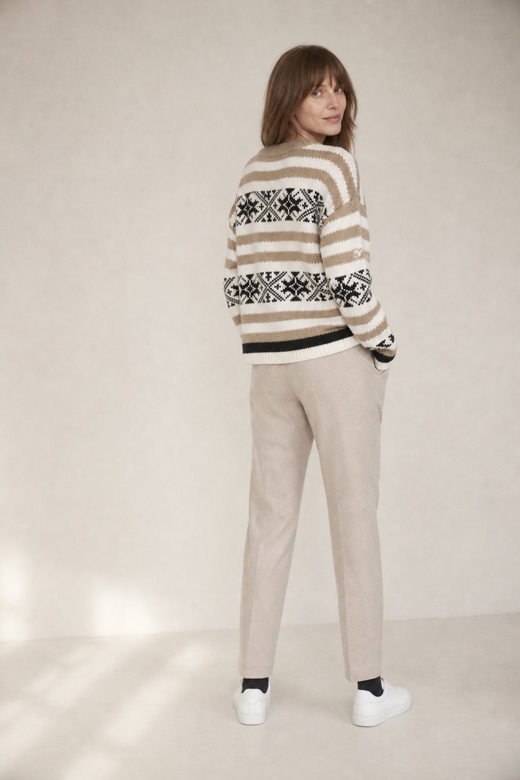 Camille | Women High Waist Straight Leg Tailored Trousers
