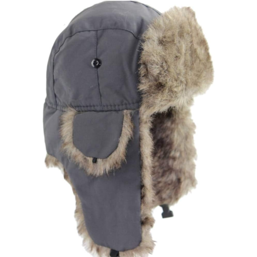 Women's Trapper Hat with Ear Flaps – Warm Wind-Resistant Winter Hat
