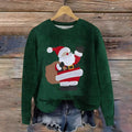 Lorna | Women Santa and Gnome Knit Christmas Sweater