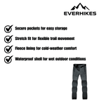 Women's Lined Hiking Pants – Warm Outdoor Trousers for Cold Weather Walks